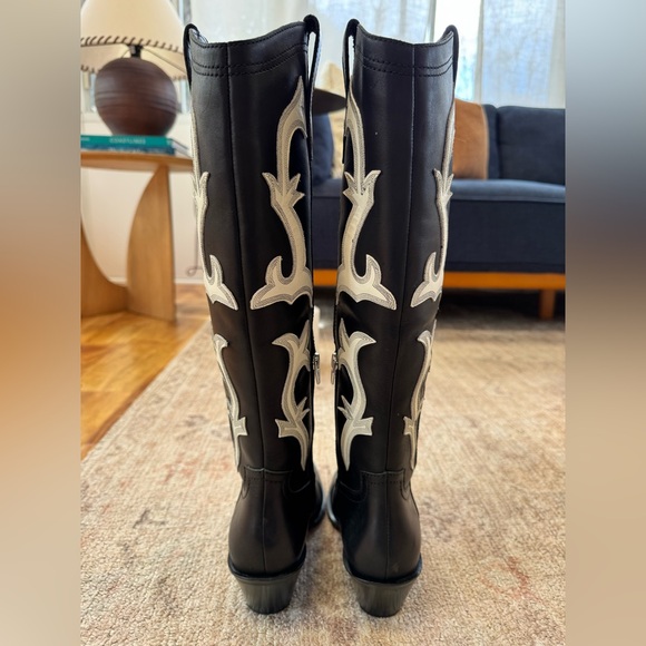 Dolce Vita Knee-High Cowboy Boots - Picture 6 of 9